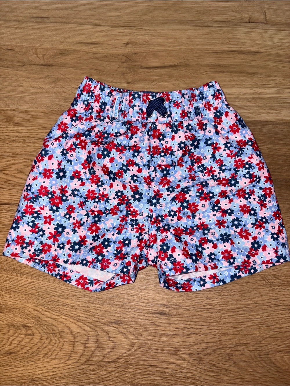 🏊‍♂️ Rugged Butts Swim Trunks - Red, Navy & Light Blue, Pink 12-18 months